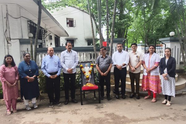 तळेगाव जनरल हॉस्पिटल तर्फे कै. कृष्णराव भेगडे यांना श्रद्धांजली